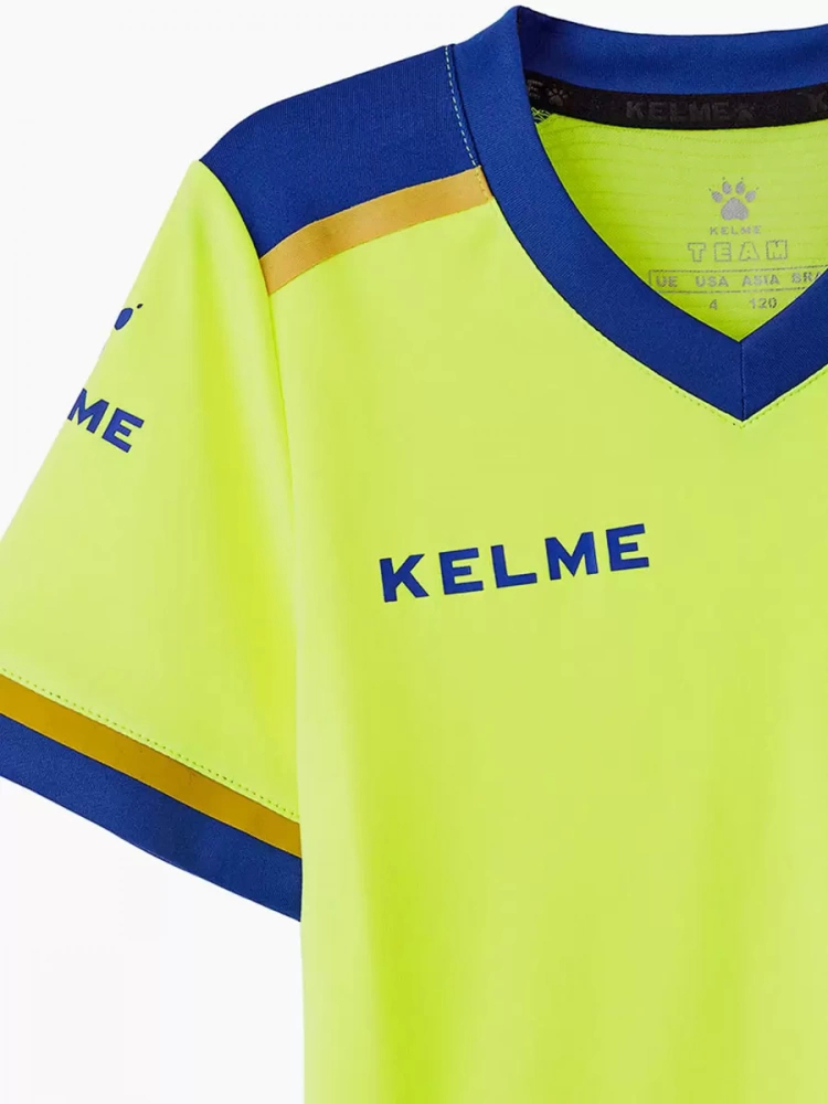 Детская футбольная форма Kelme S/S Football Set Kid 3873001-918 Citric\Blue