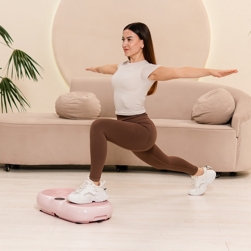 Виброплатформа GENAU VibroFit V3 Pinky Bloom