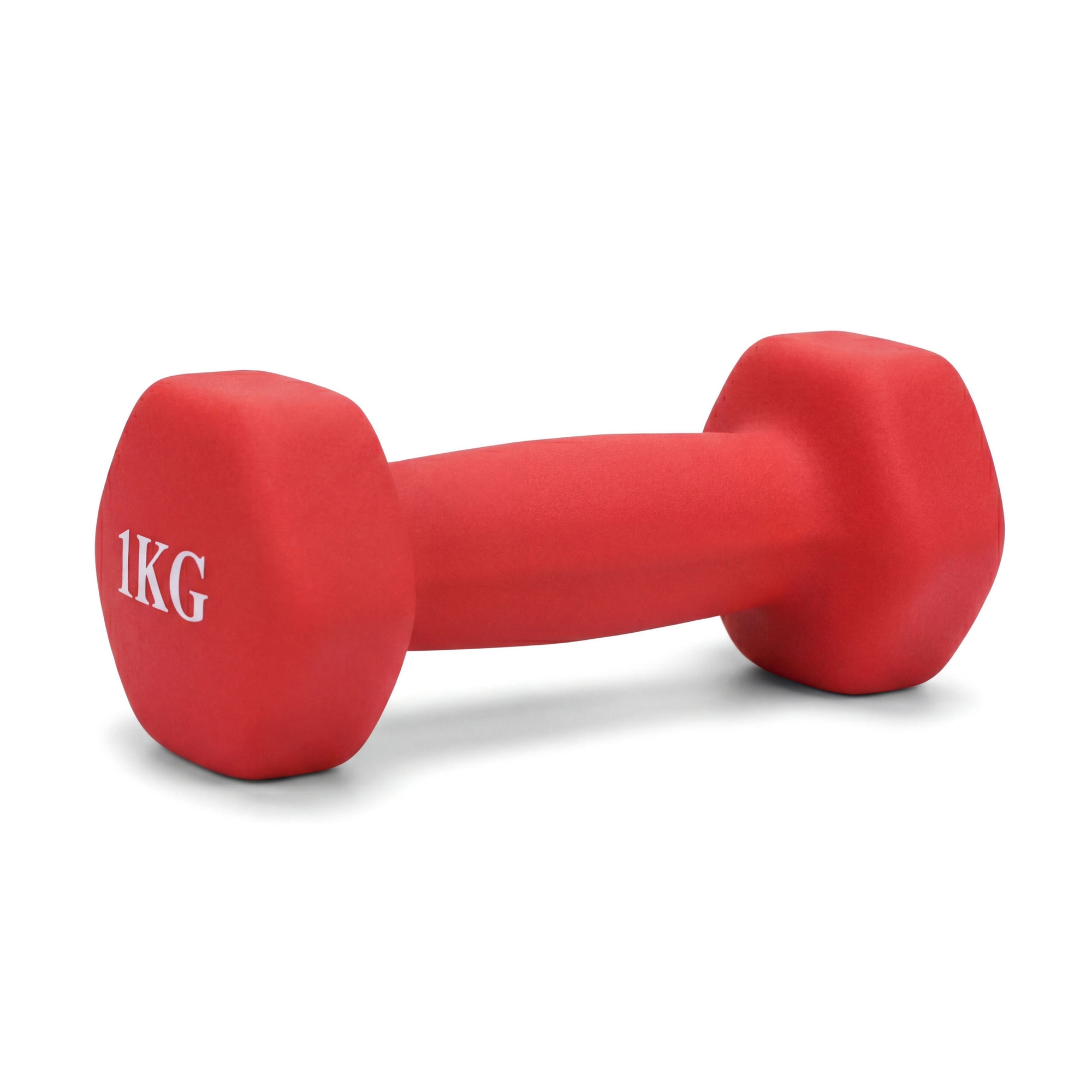 Гантель гексагональная неопрен 1 кг VictoryFit VF-DHN010-R красный