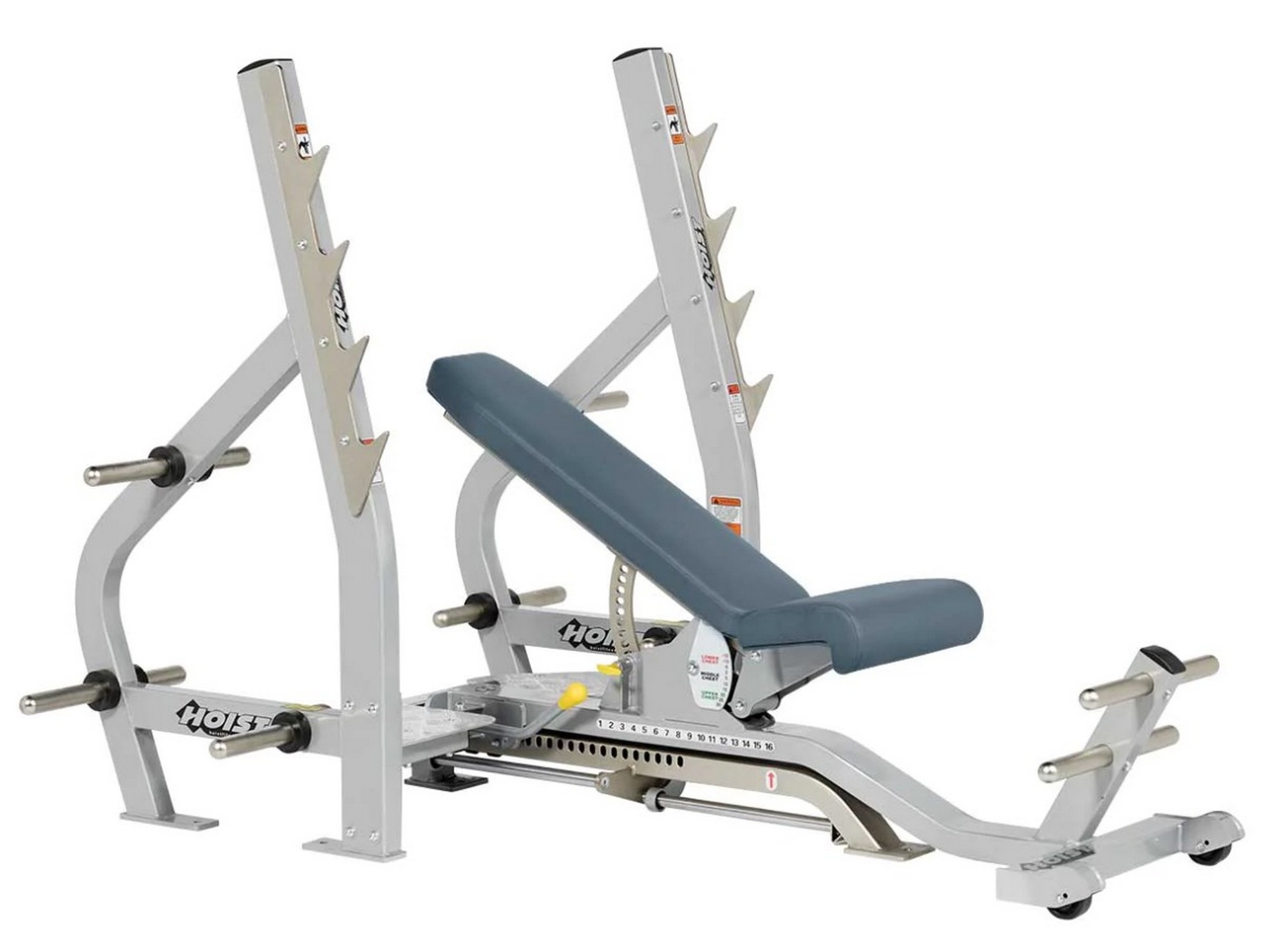 Олимпийская скамья с регулировкой наклона Hoist CF-2179 | Premium Fitness