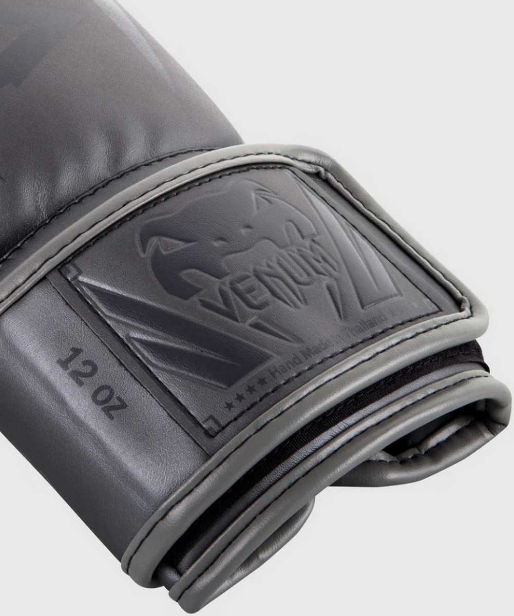 Перчатки Venum Elite 0984-432-10oz серый\серый