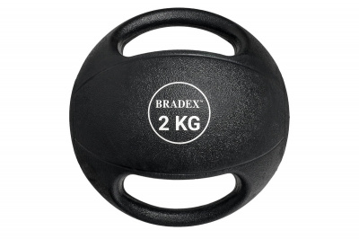 Медбол двуручный 2кг Bradex SF 0761
