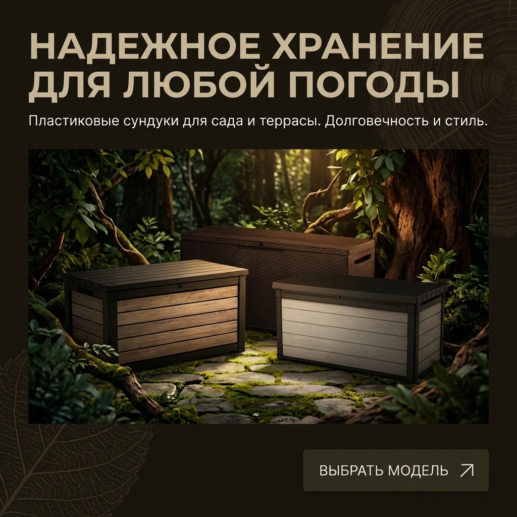 Сундуки пластиковые