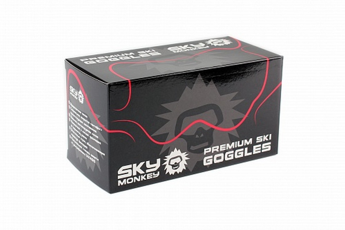 Очки горнолыжные Sky Monkey SR23 YLM (AG0172) белый матовый