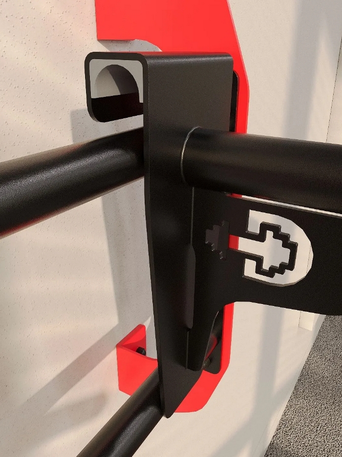 Брусья настенные регулируемые Domsen Ds55 RED