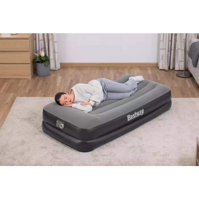 Кровать флок 97х191х46см Bestway 67401