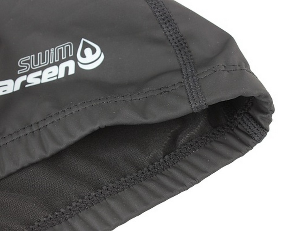 Шапочка плавательная Larsen Swim PU100 черный