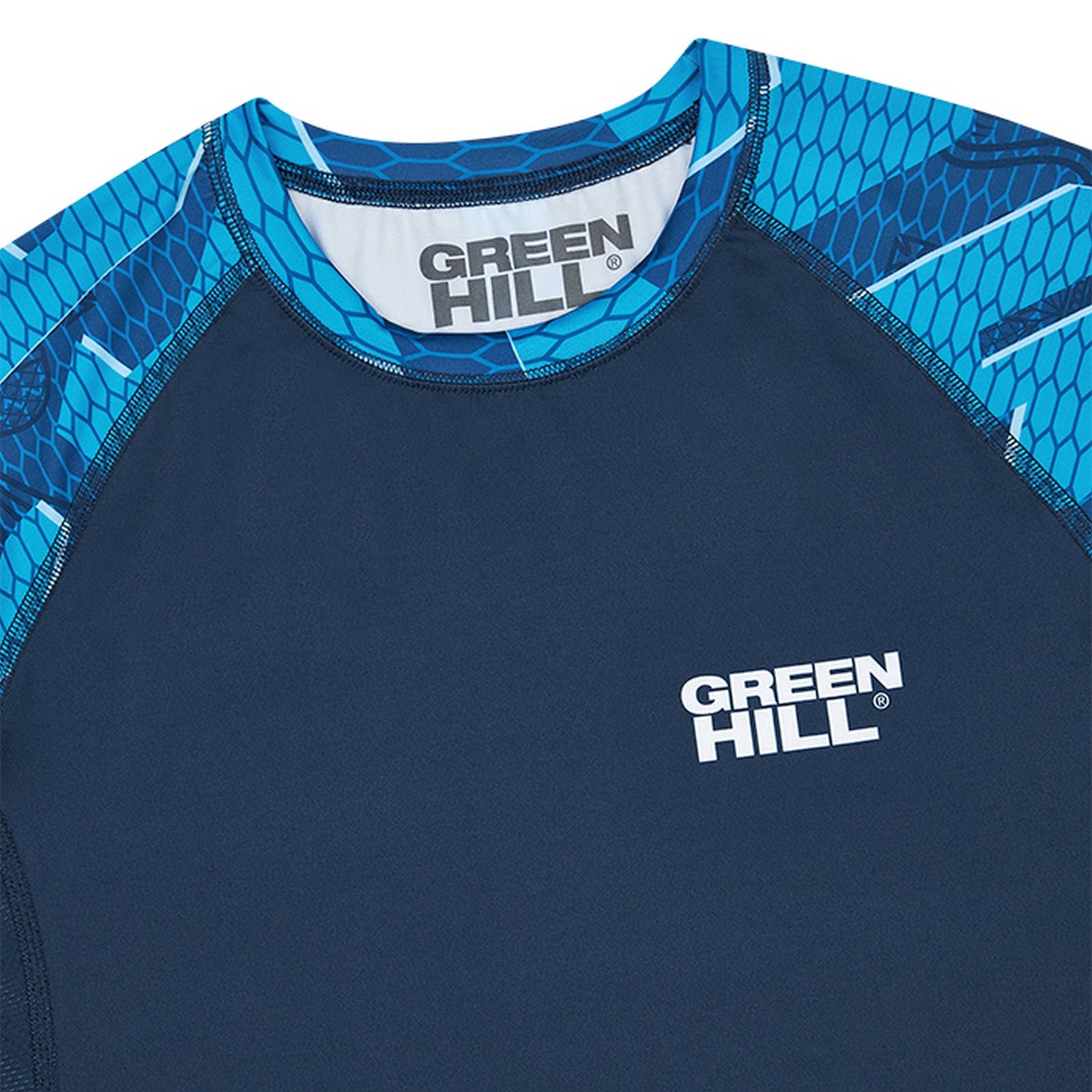 Рашгард Green Hill СОЮЗ ММА РОССИИ RGR MMU-035 синий
