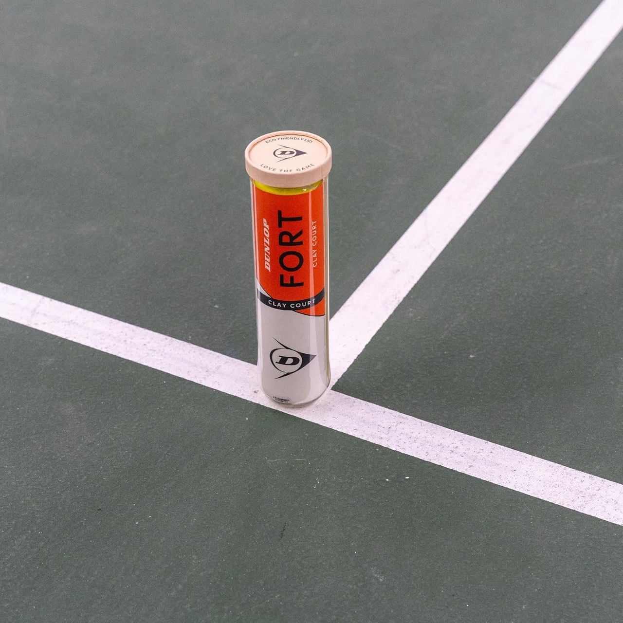 Мяч теннисный, 4 шт, одобр.ITF Dunlop Fort Clay Court 4B 601613