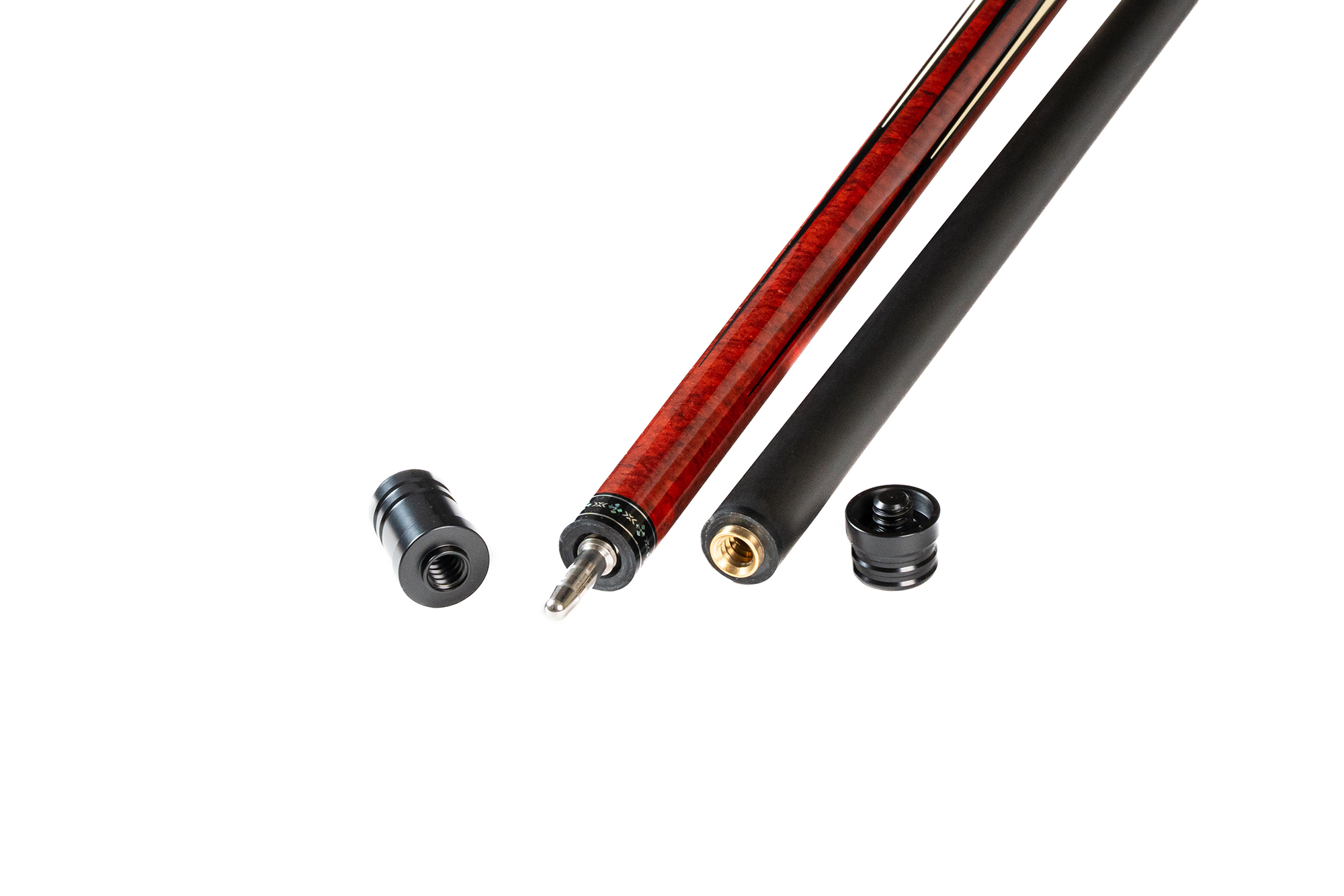 Кий \ пирамида 2-pc Winner Carbon 018 22.300.62.1 черно-коричневый