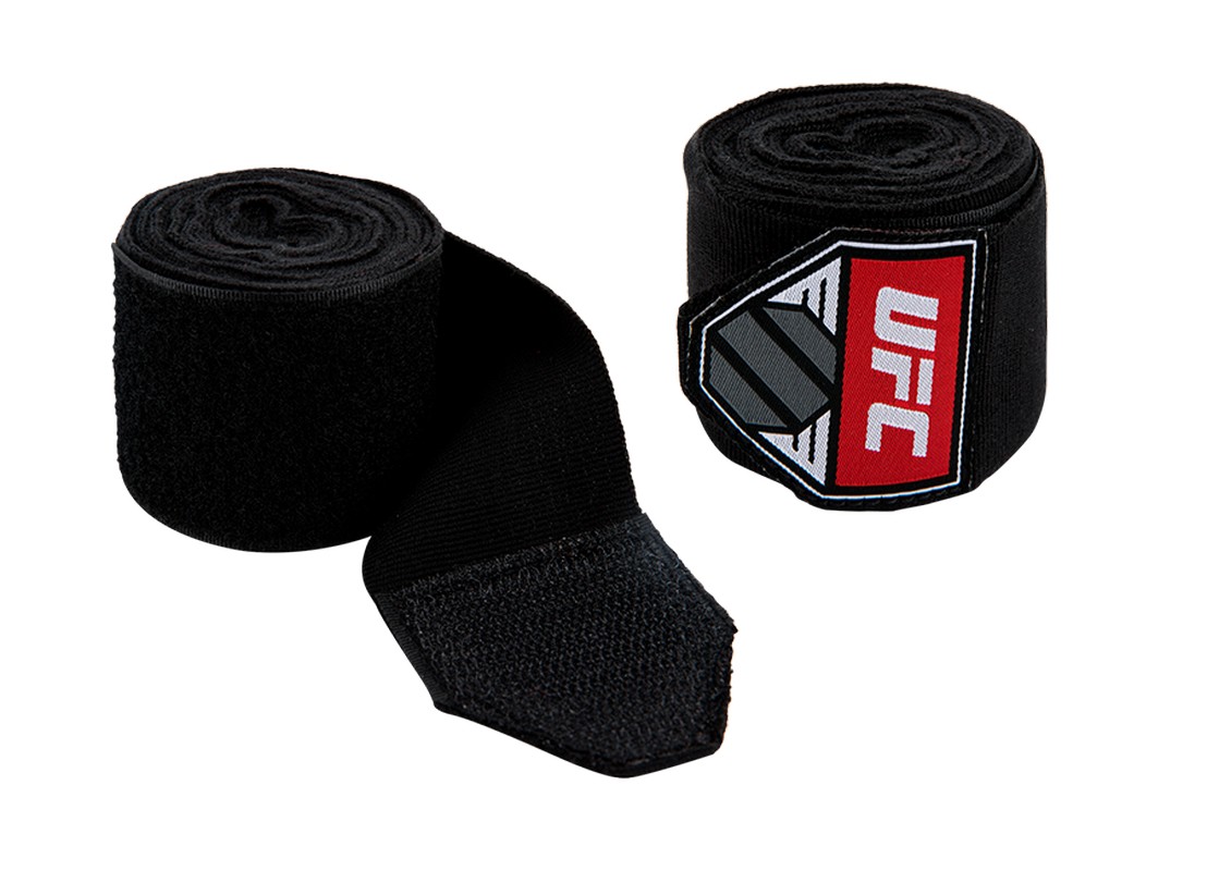 Бинт боксерский UFC l4,5 м черный