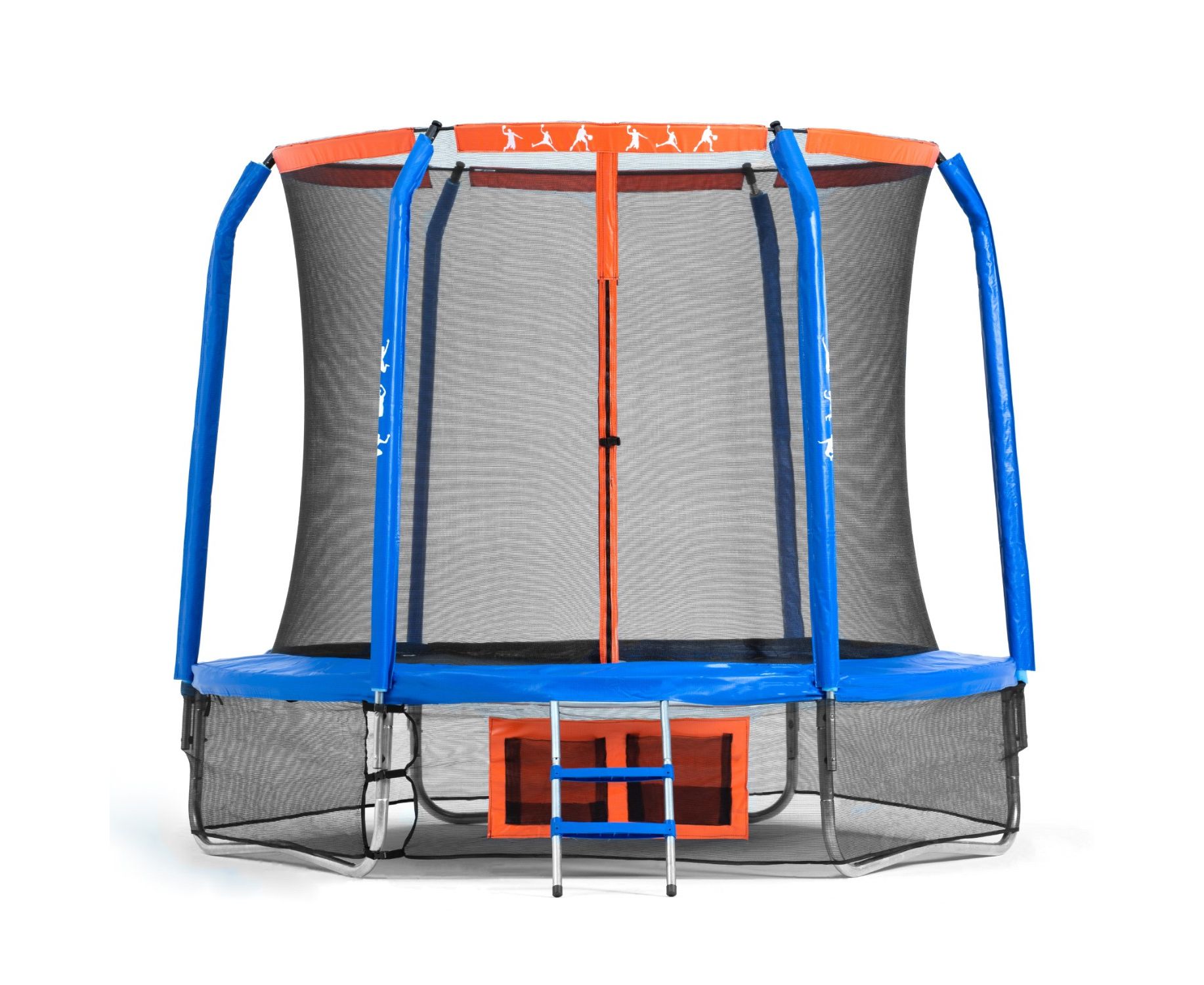 Батут DFC Jump Basket 6ft внутр.сетка, лестница (183cм) 6FT-JBSK-B