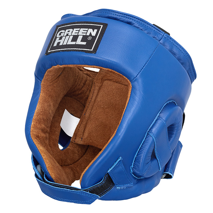 Боксерский шлем Green Hill Five Star HGF-4012 одобренный IBA синий