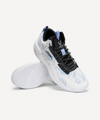 Кроссовки баскетбольные Jogel Playmaker, белый\голубой\черный