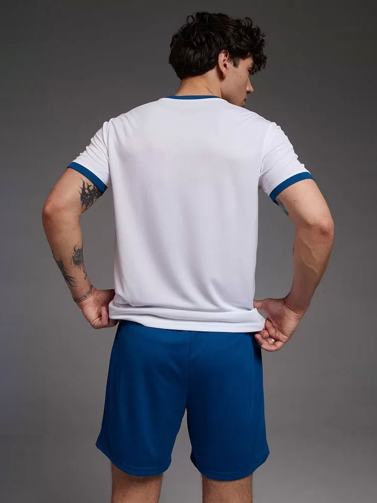 Футбольная форма Kelme Short-Sleeved Football Suit 8151ZB1006-100 White\Blue