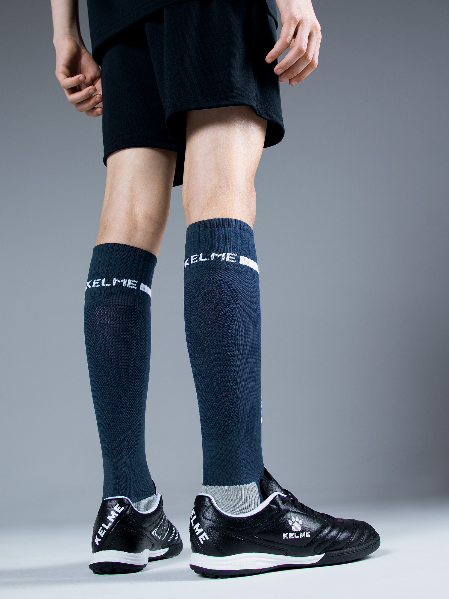 Детские гетры Kelme Children's Football Socks 8101WZ3001-424 Dark Blue