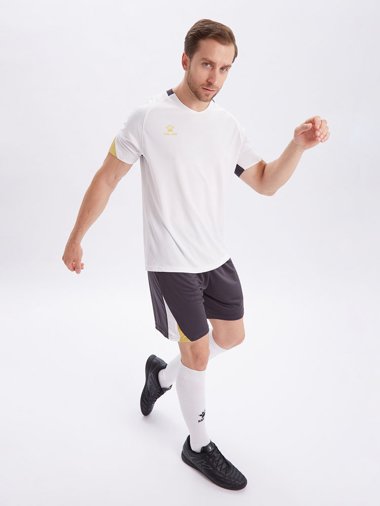 Футбольная форма Kelme Short-Sleeved Football Suit 8151ZB1004-100 White\Black
