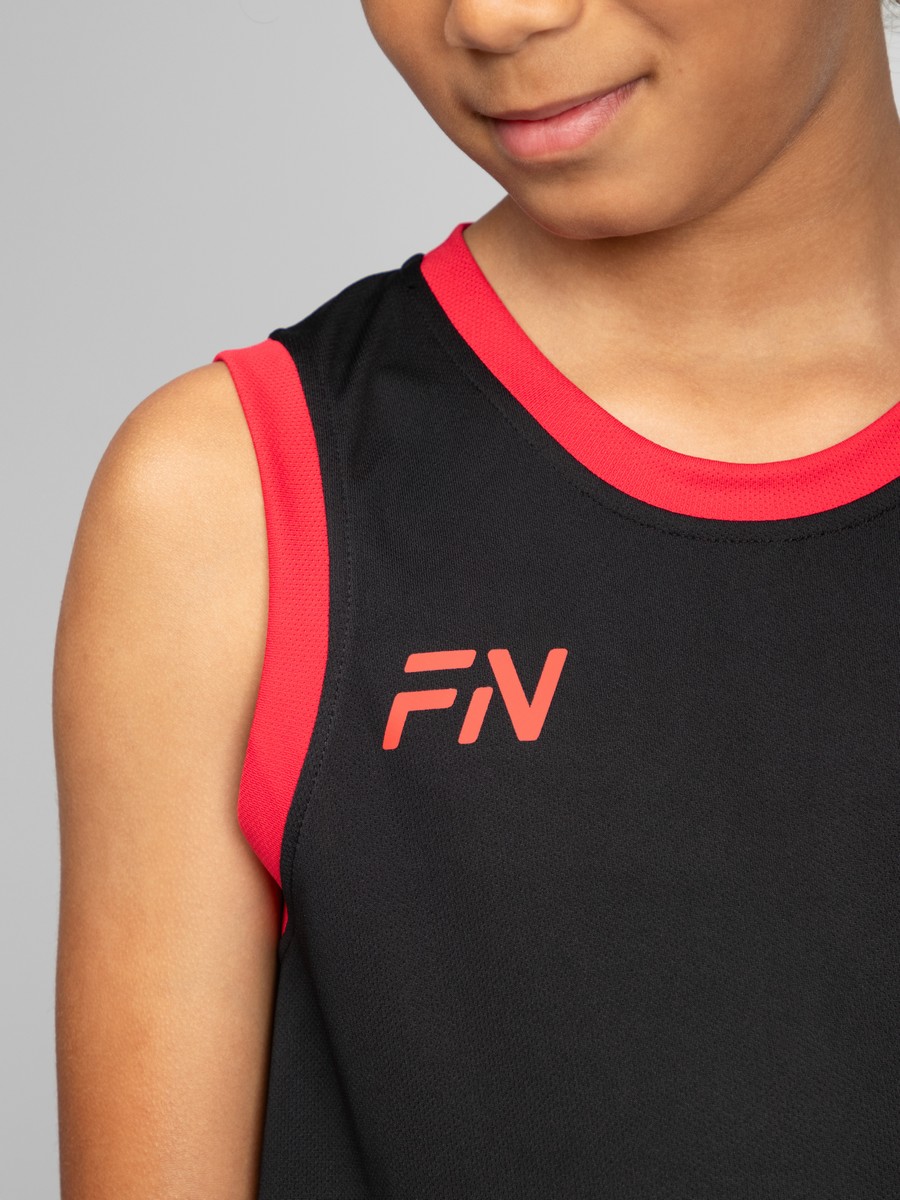 Детская баскетбольная форма FN Slam Kid KFN4271005-000 Black\Red