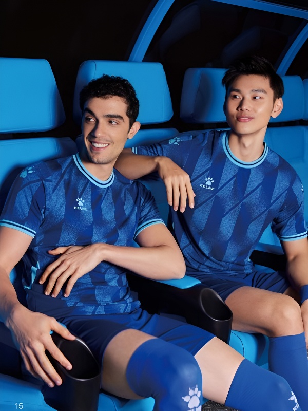 Футбольная форма Kelme Short-Sleeved Football Suit 8251ZB1007-416 Blue