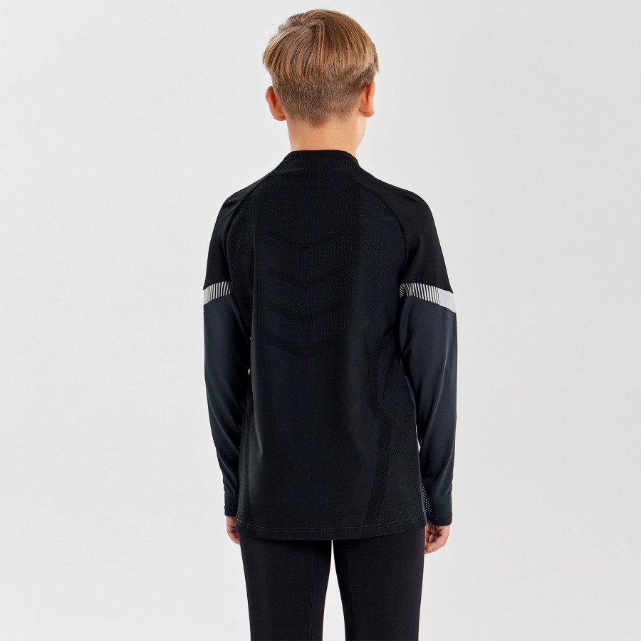 Детская олимпийка Kelme Knitted Training Jumper Kid 7361TT3013-201 Dark Grey