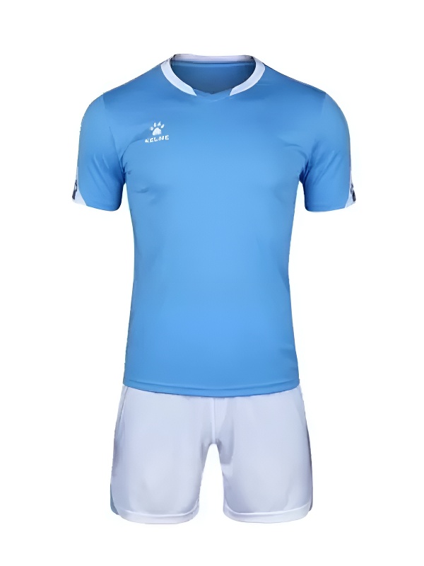 Футбольная форма Kelme Short Sleeve Football Uniform 3801099-476 Light Blue\White