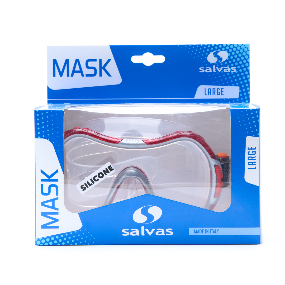 Маска для плавания Salvas Viva Sr Mask CA535S1RYSTH красный
