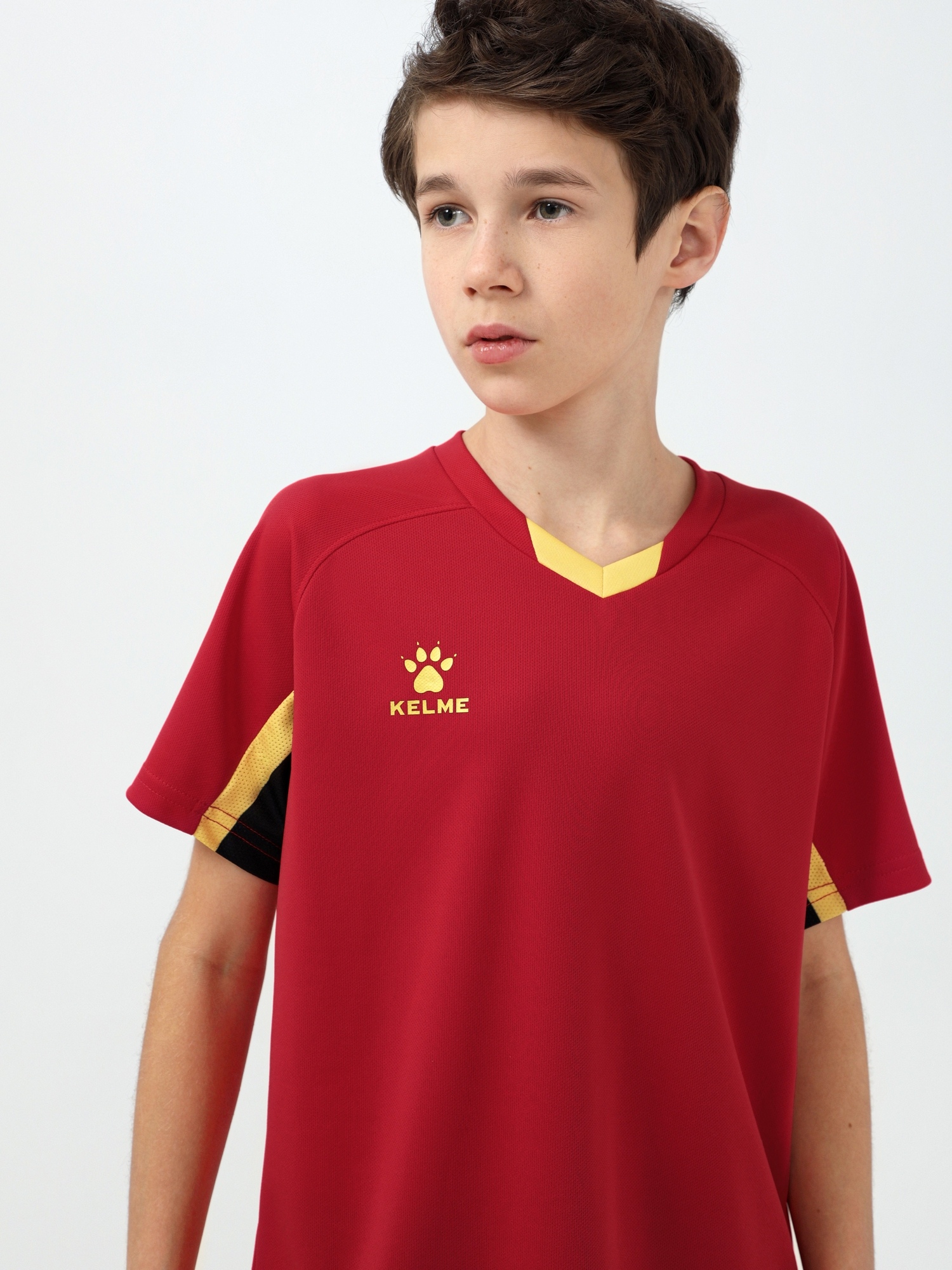 Детская футбольная форма Kelme Short-Sleeved Football Suit 8251ZB3002-600 Red\Black