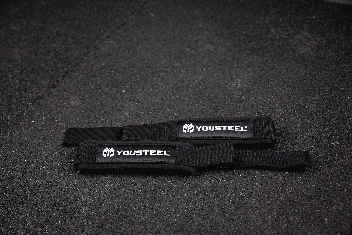 Лямки тяжелоатлетические YouSteel c неопреновой вставкой (пара)