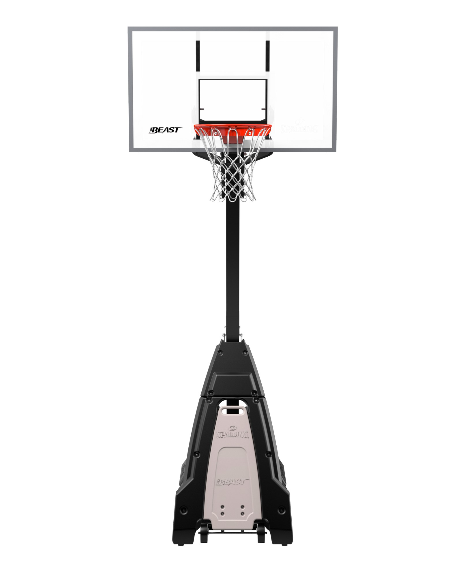 Мобильная баскетбольная стойка Spalding The Beast JR GLASS 54" 7B1454CN