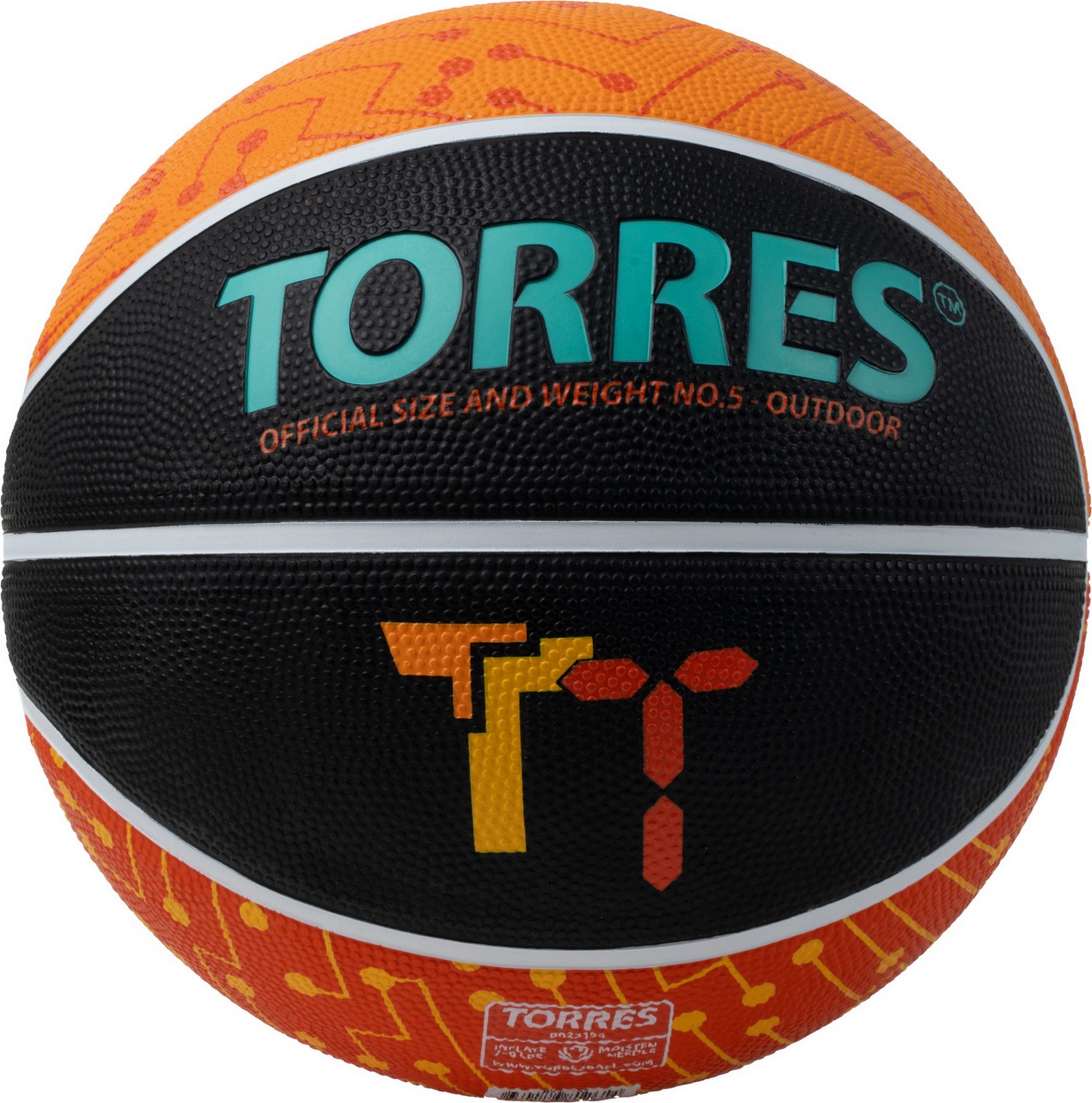 Мяч баскетбольный Torres TT B023155 р.5