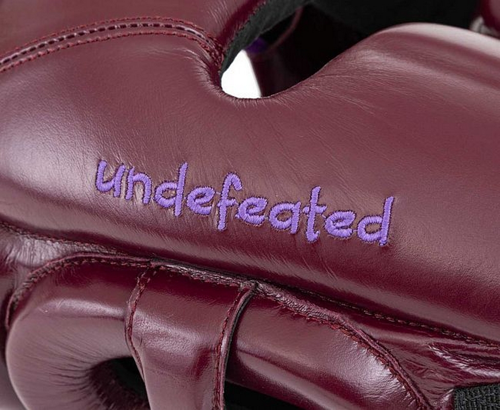 Шлем боксерский Clinch Undefeated C162 бордовый
