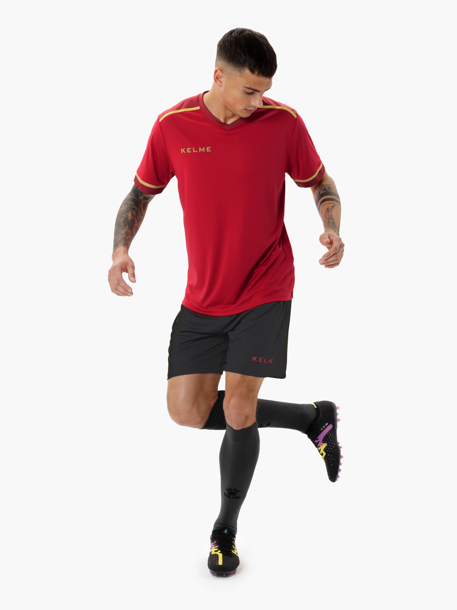 Футбольная форма Kelme Football Suit 8351ZB1158-667 Red\Dark Grey