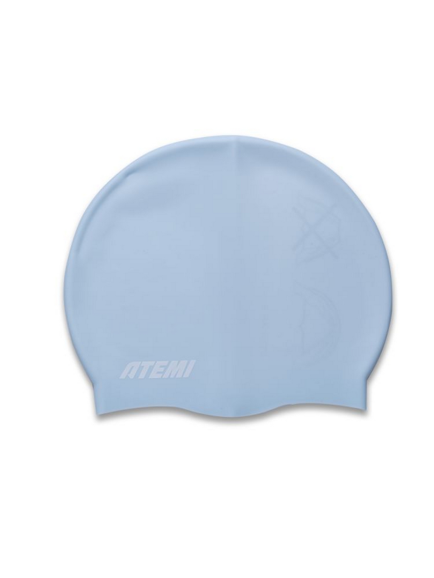 Шапочка для плавания Atemi light silicone cap Light blue FLSC1LBE голубой