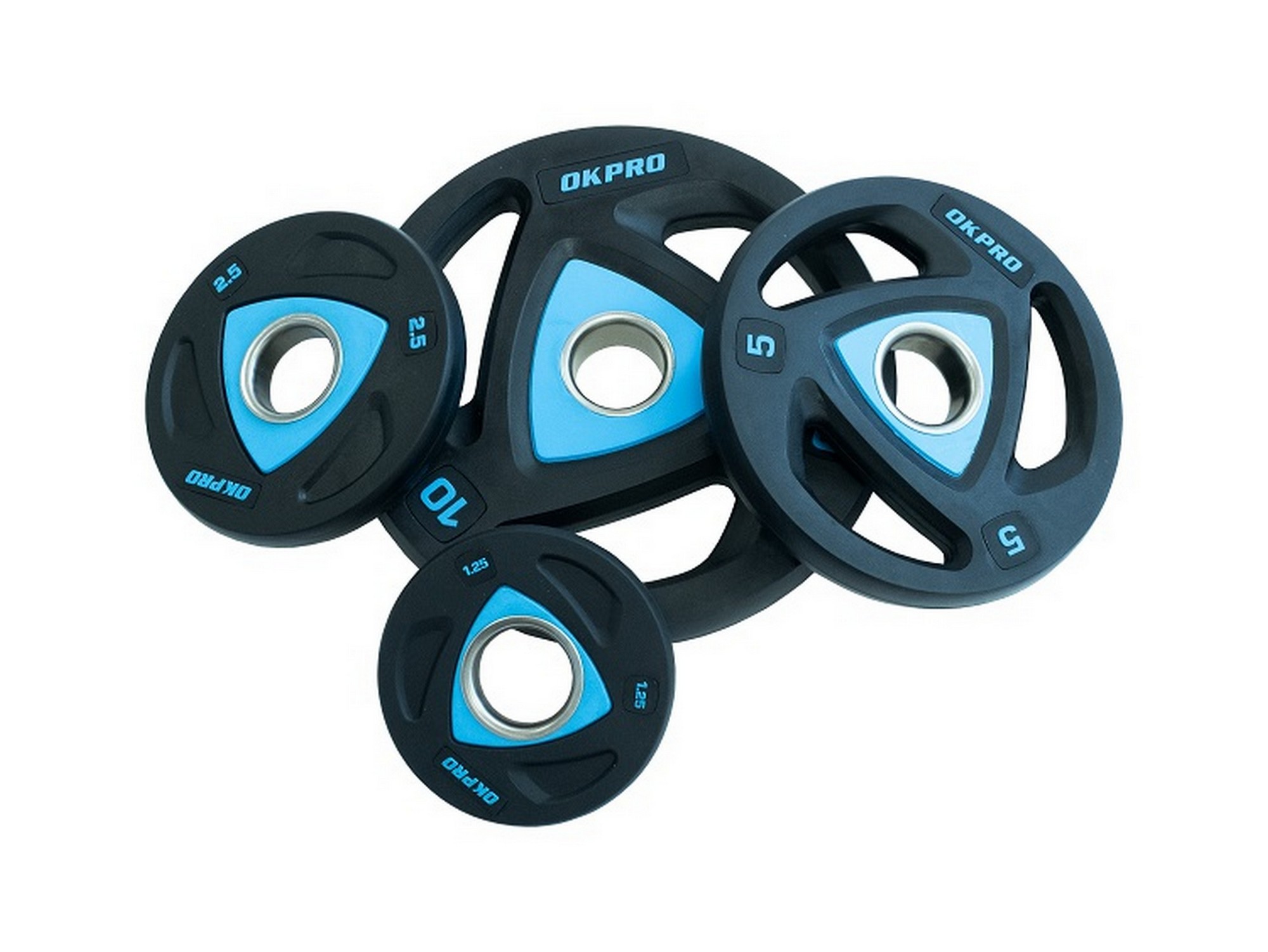Диск олимпийский полиуретановый 2,5 кг OKPRO OK2037-250