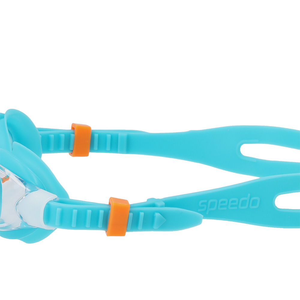 Очки для плавания детские 6-14 лет Speedo SKOOGLES Jr 8-7500645002-C16MP прозрачные линзы, голубая оправа