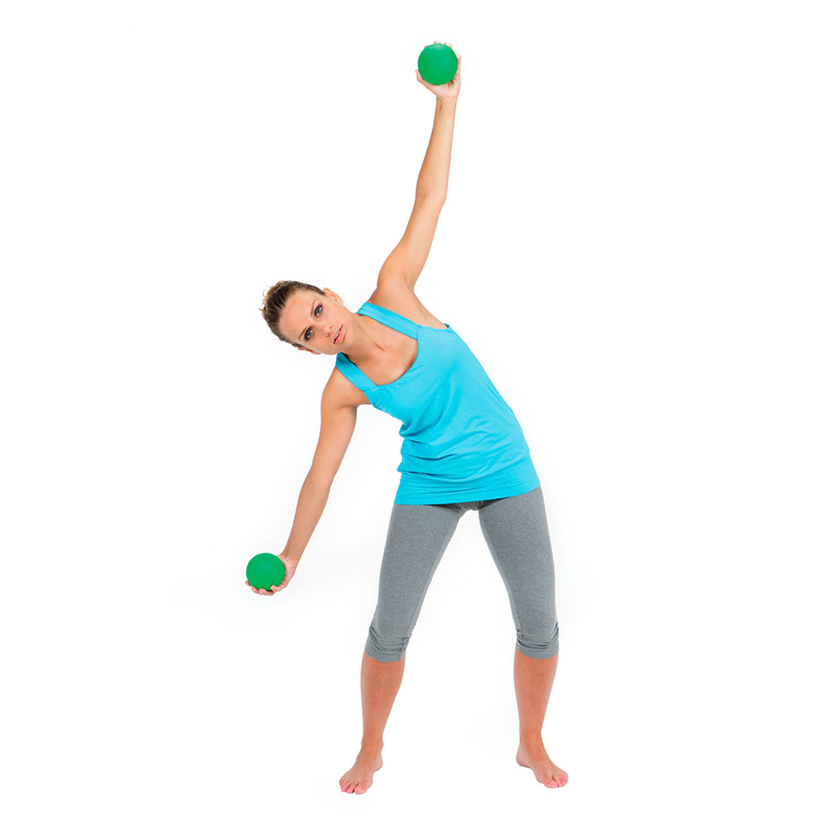 Мяч 10 см, 0,5 кг GYMNIC Heavymed LC\97.05\00-00-00 зеленый