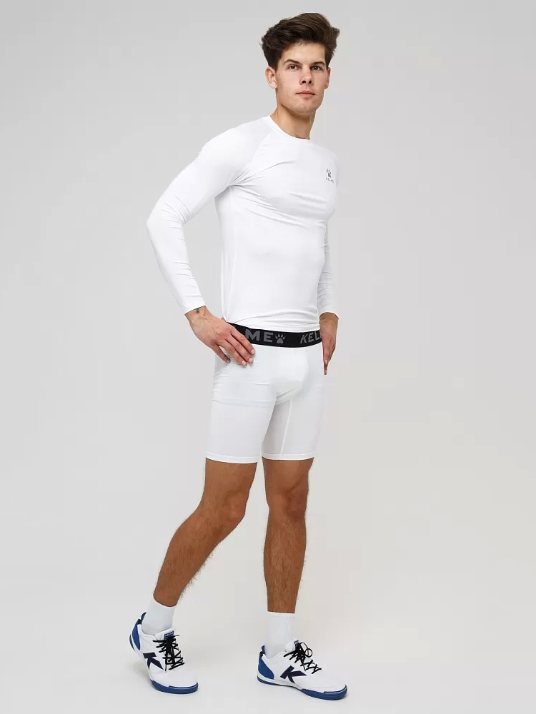 Термобелье (верх) Kelme Tech Fit L\S (Thin) 3891113-100 White