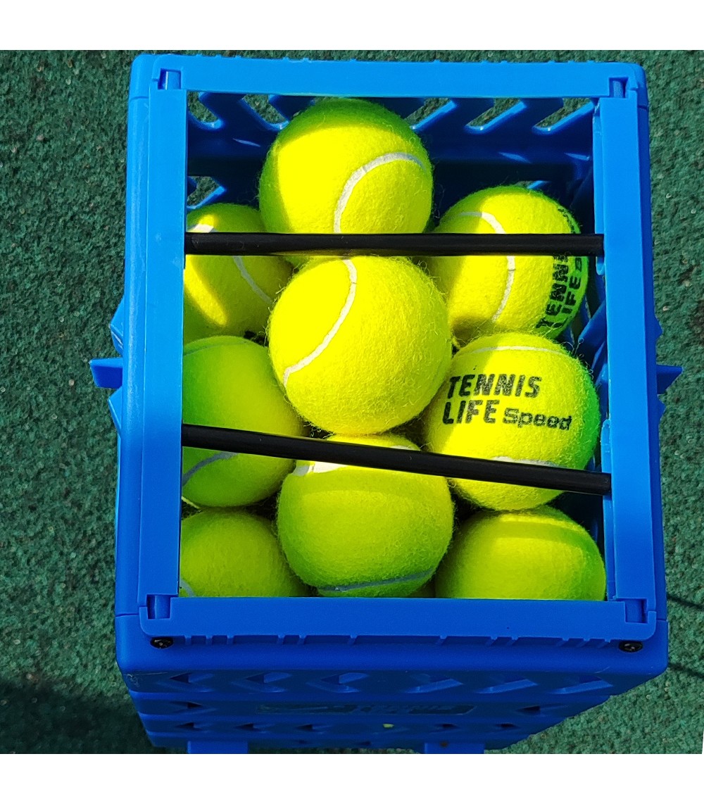 Корзина 36 мячей MINI с колесами Tennis Life TL36BLUE синий
