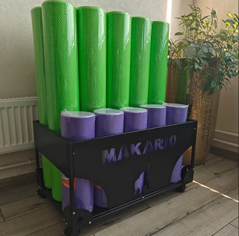 Подставка для пилатес роликов, на 15шт Makario MA-CPT