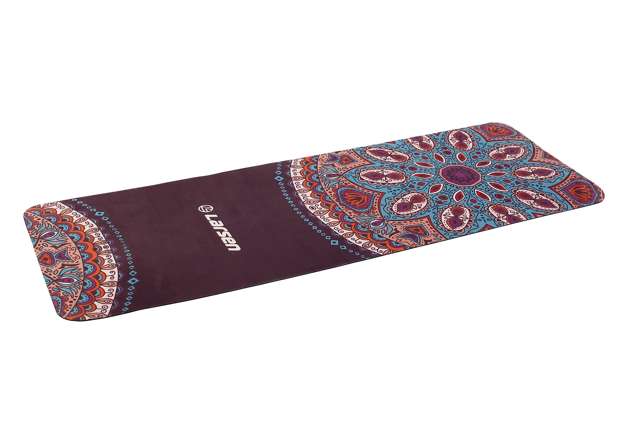 Коврик для фитнеса и йоги, microfiber, 183х61х0,3см Larsen Style 3