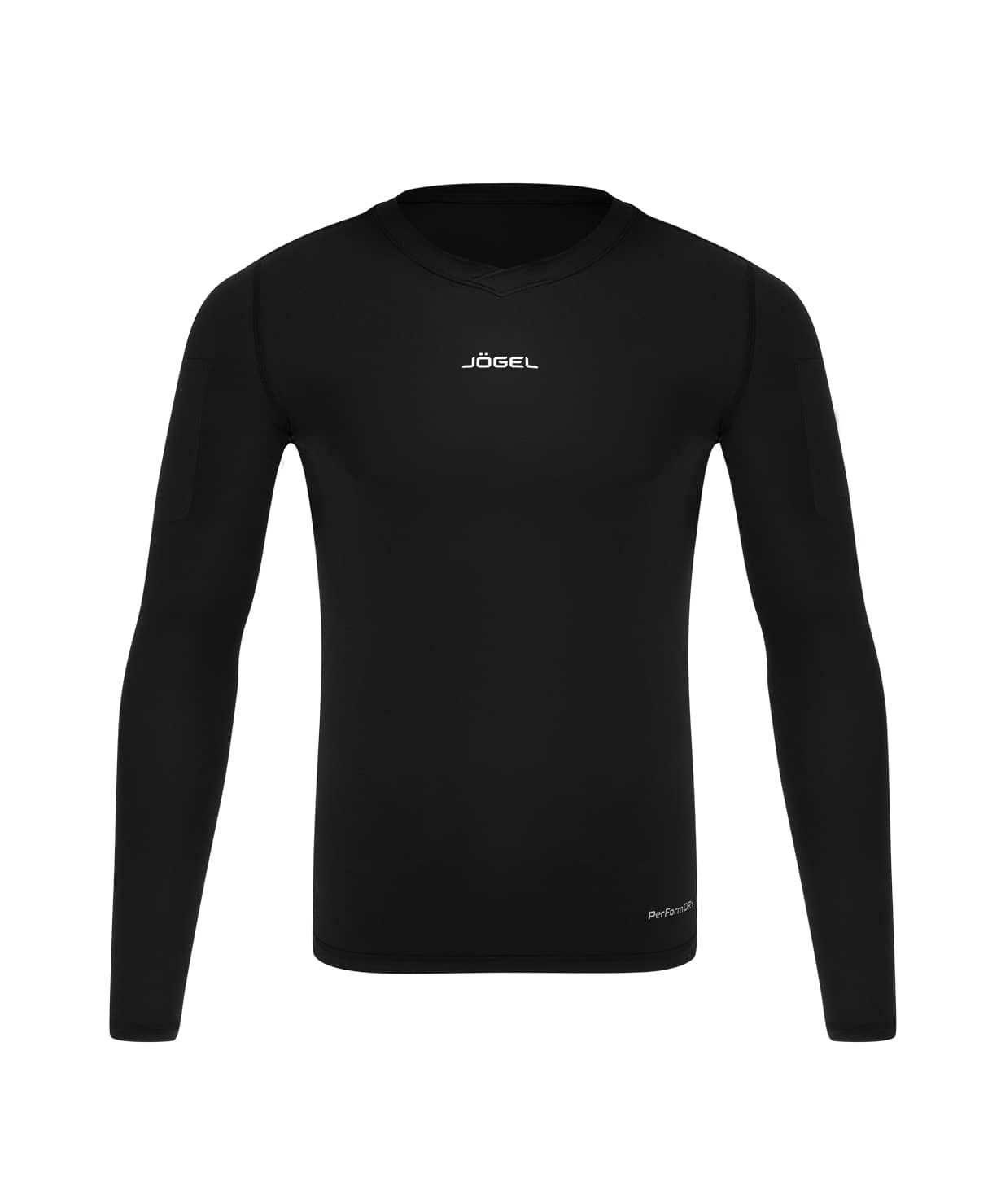 Футболка компрессионная с длинным рукавом судейская Jogel PerFormDRY Referee Baselayer Tee LS, черный