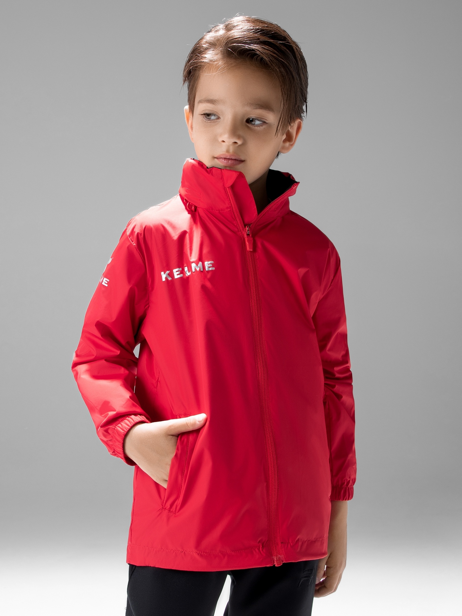 Детская ветровка Kelme Children's Raincoat 3803241-600 Red