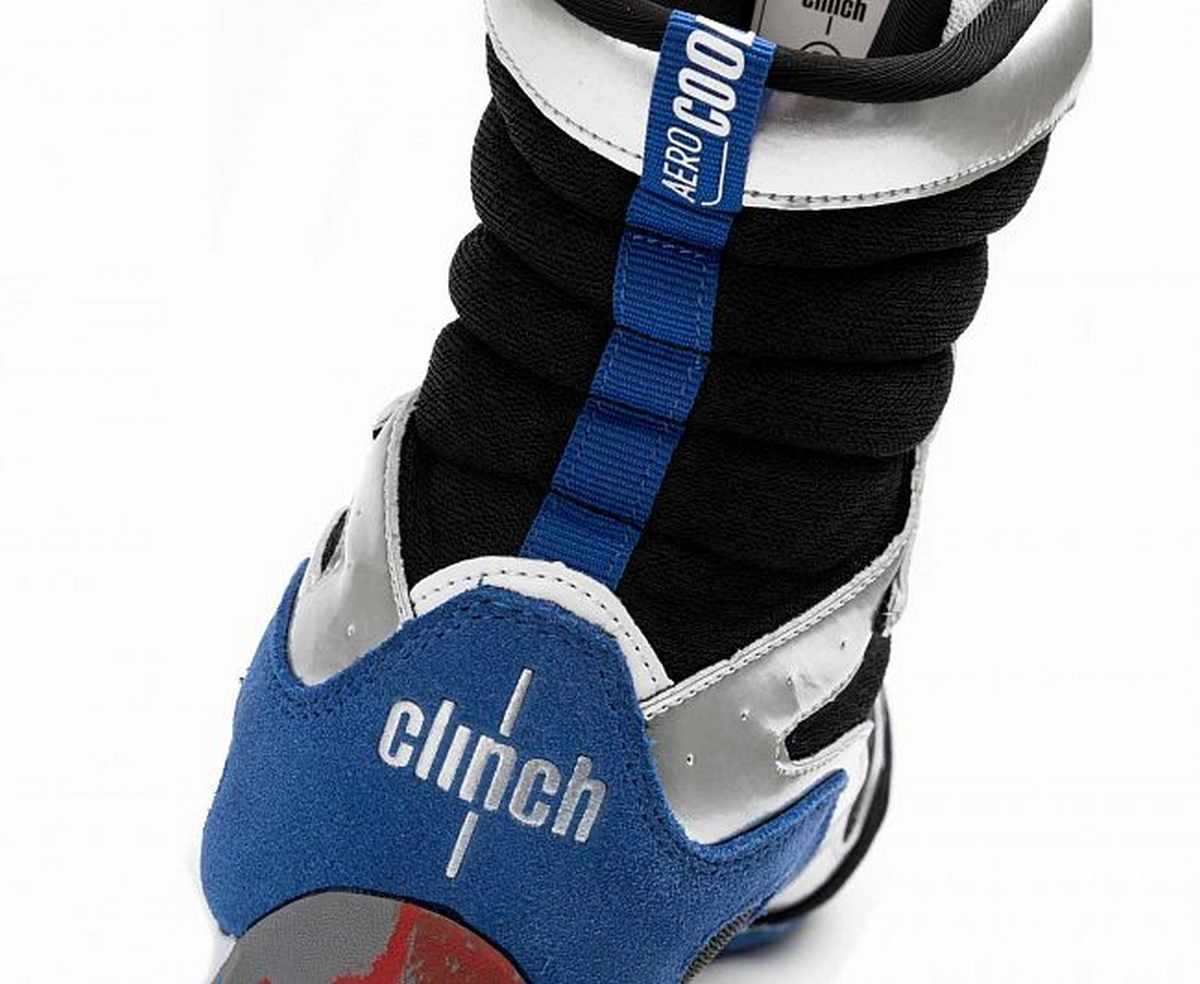 Боксерки Clinch Olimp LE 2.0 C416 черно-серебристо-сине-красный