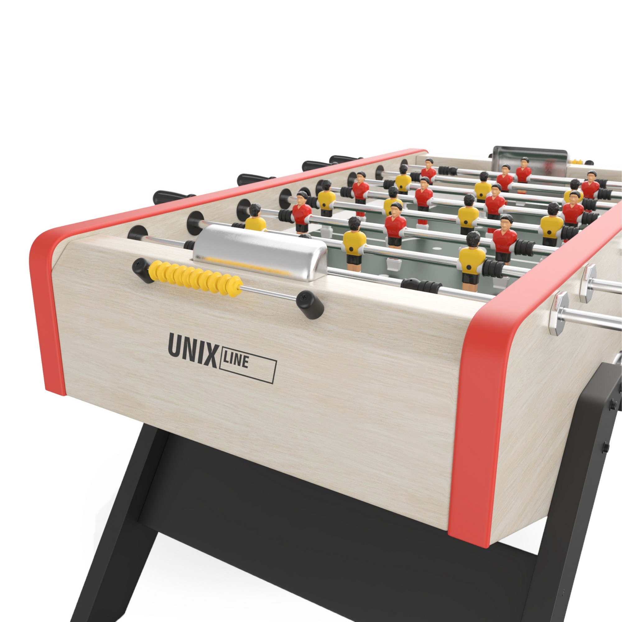 Игровой стол Футбол - Кикер 140х70см Unix Line Light Wood GTS140X70LWD