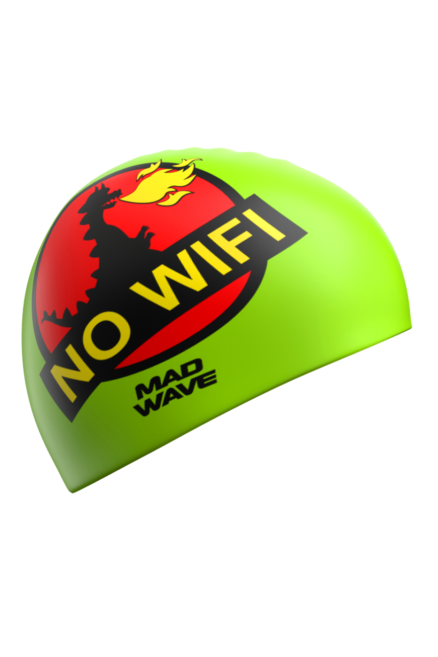 Юниорская силиконовая шапочка Mad Wave NO WIFI M0575 17 0 00W зеленый