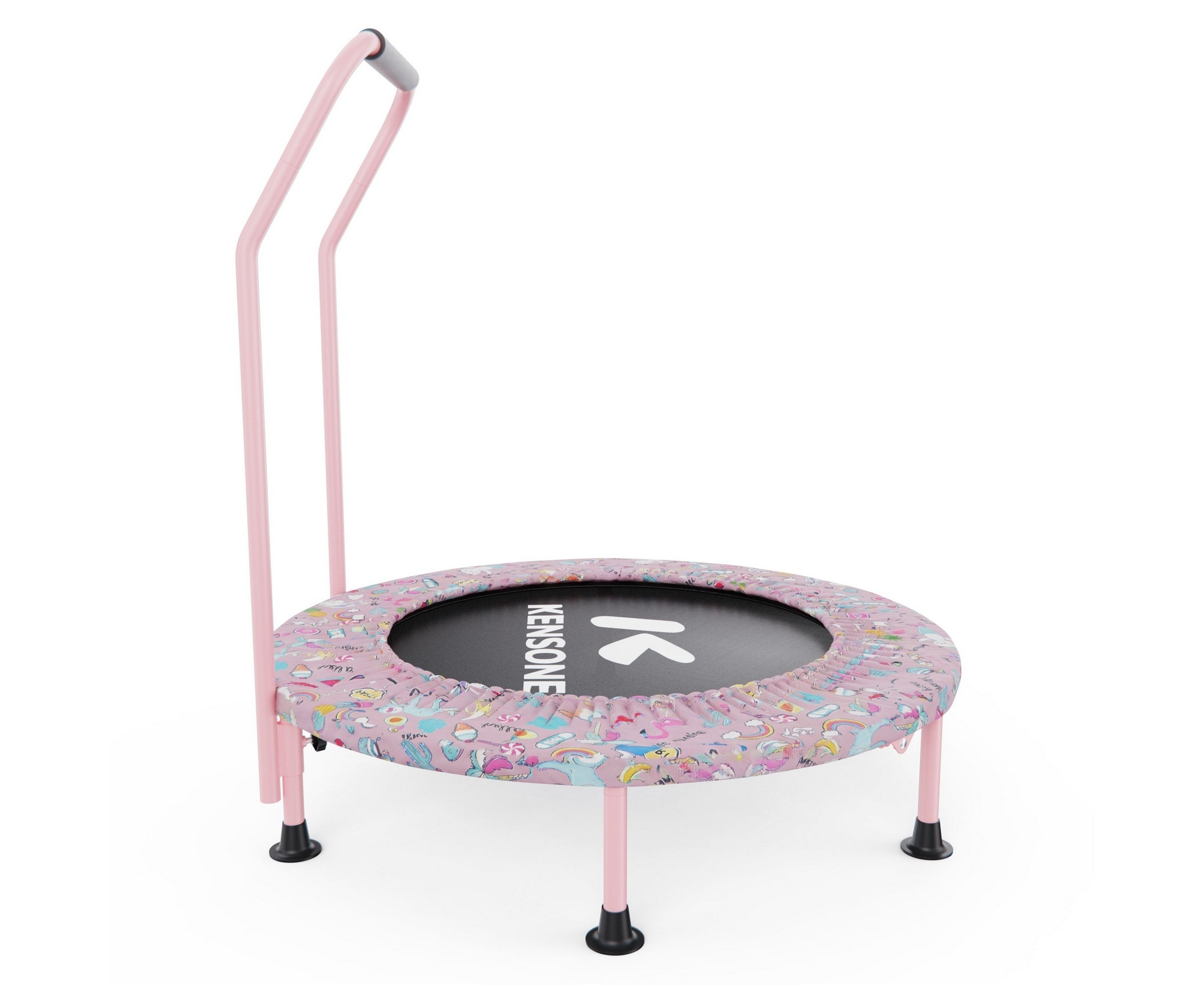 Детский батут с поручнем 36" DFC KENSONE BSD-KT-U bar-Pink