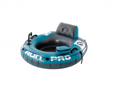Надувной круг-кресло 140х132см, сручками, до 100кг Intex River Run 1 56843