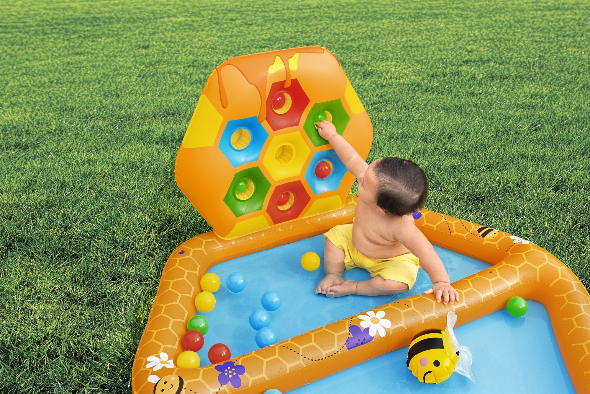 Надувной манеж 127x119x61см Bestway Маленький улей 52639