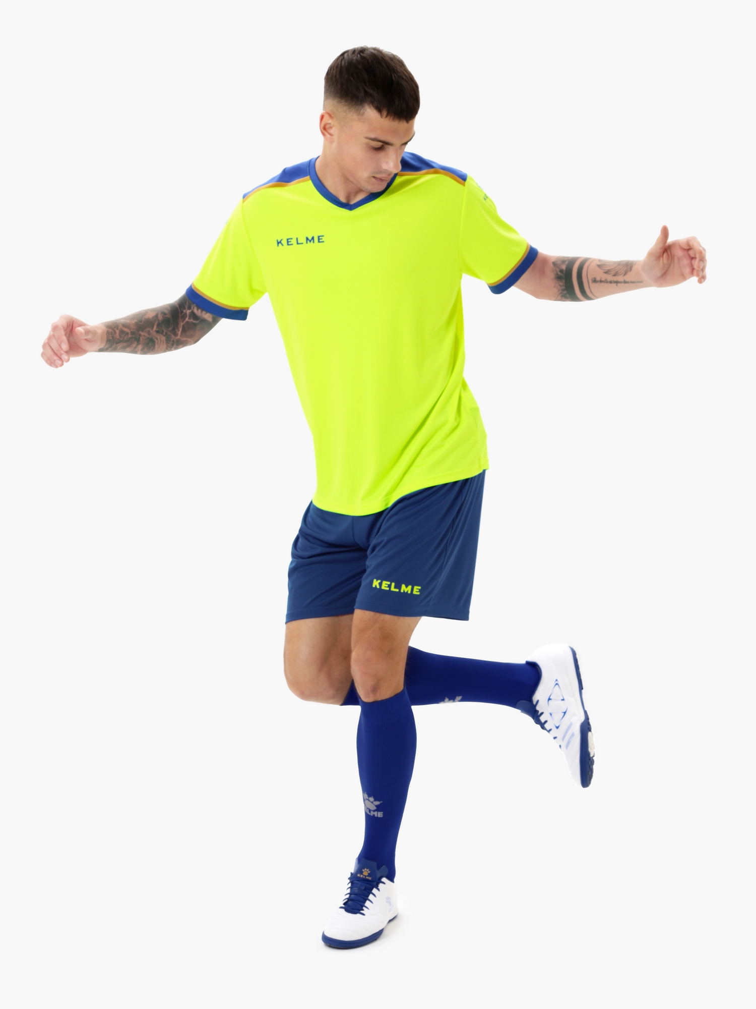 Футбольная форма Kelme Football Suit 8351ZB1158-918 Light Green\Blue