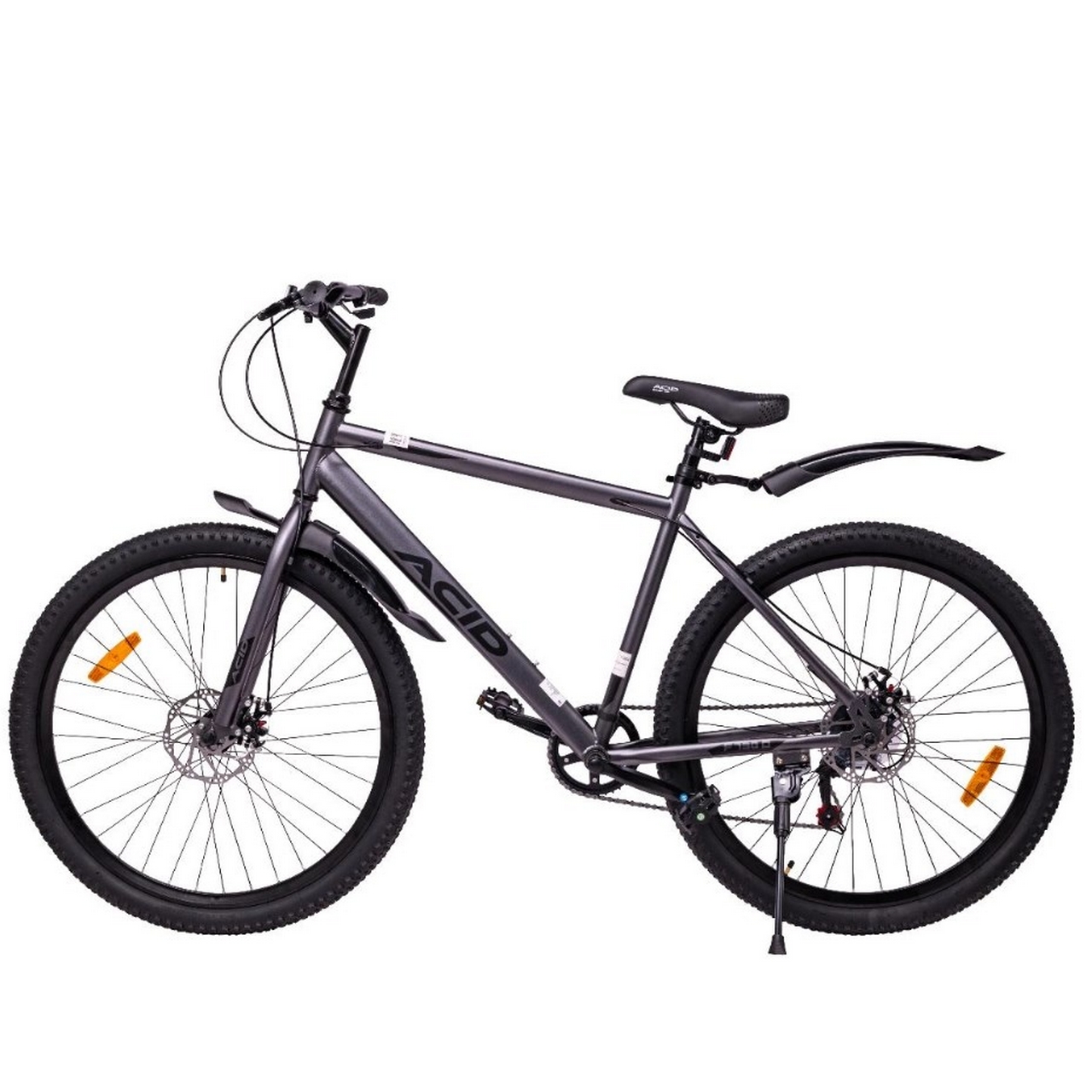 Велосипед 27,5" Acid F 730 D Gray 053976 Flat\Black